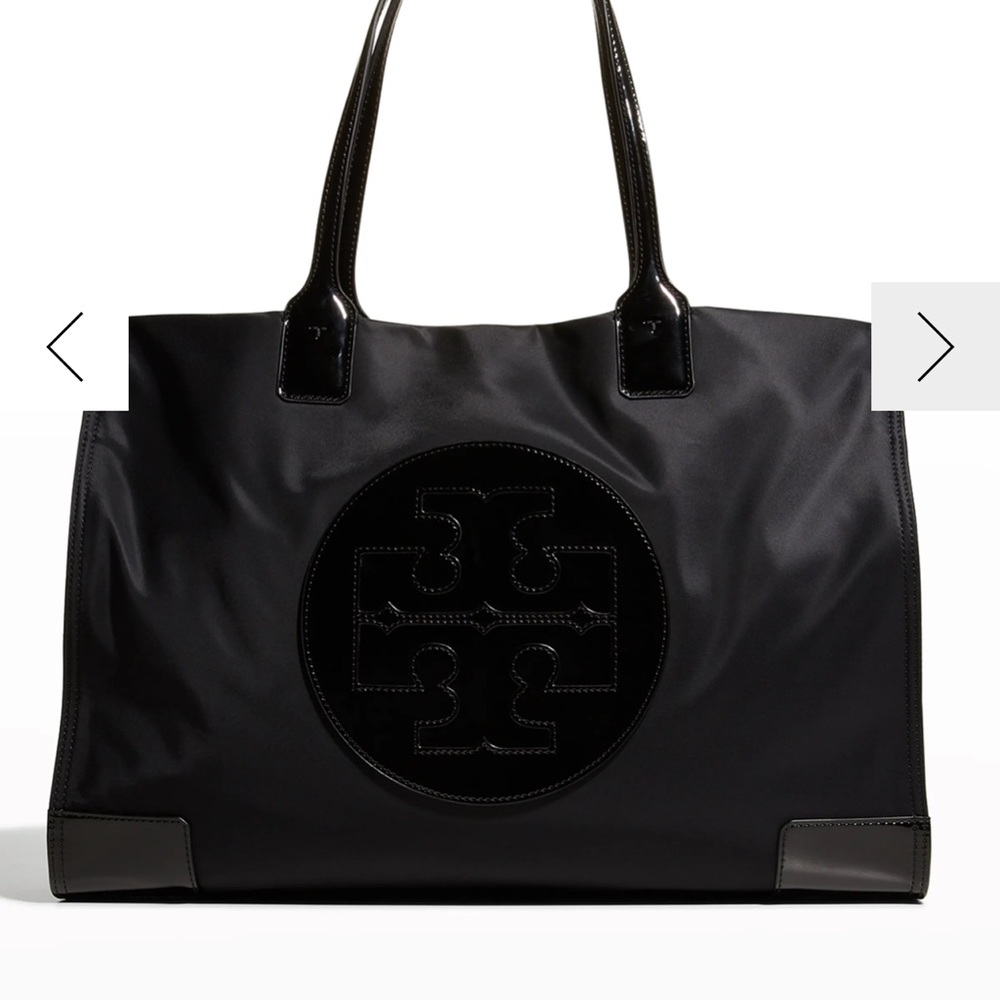 Tory Burch Ella Patent Nylon Tote Bag